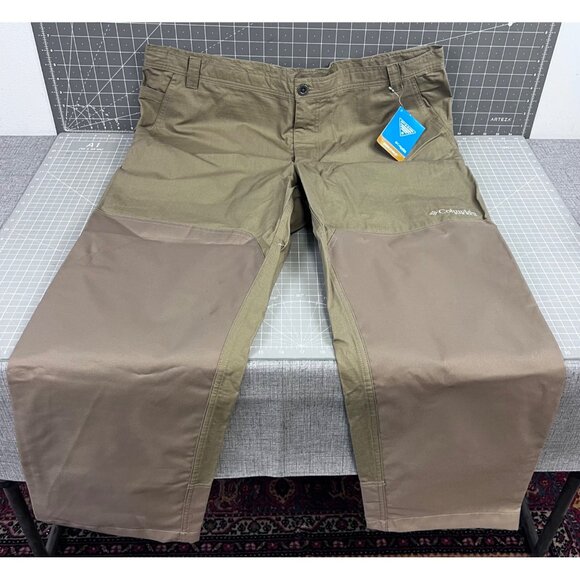 Columbia Men's Ptarmigan Pant, Flax, 42 NEW FEILD Pant Hunting Fishing Active Ou - Picture 1 of 8